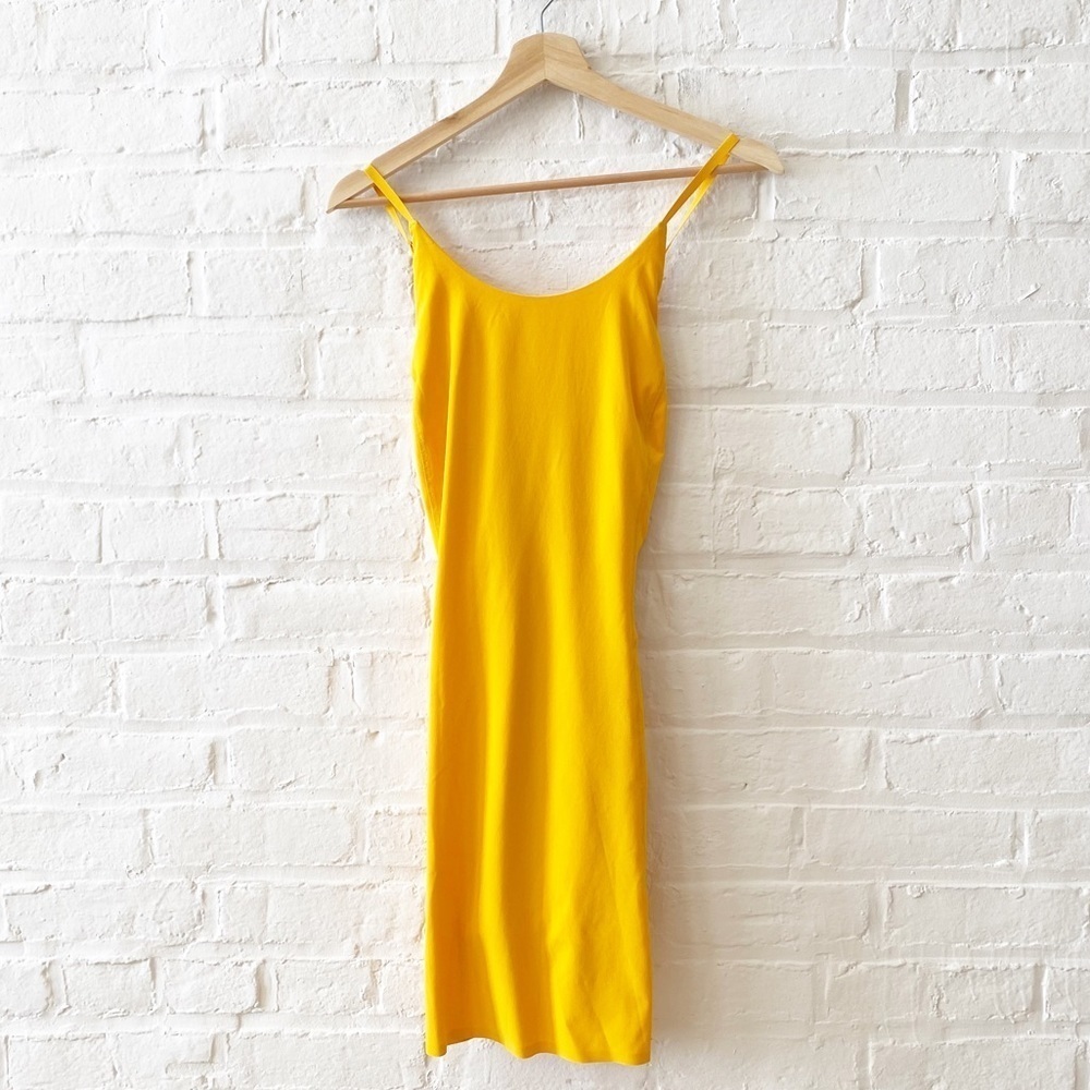 Athleta || Infinity Active Dress Built in Shorts in Radiant Sunrise Gold XS